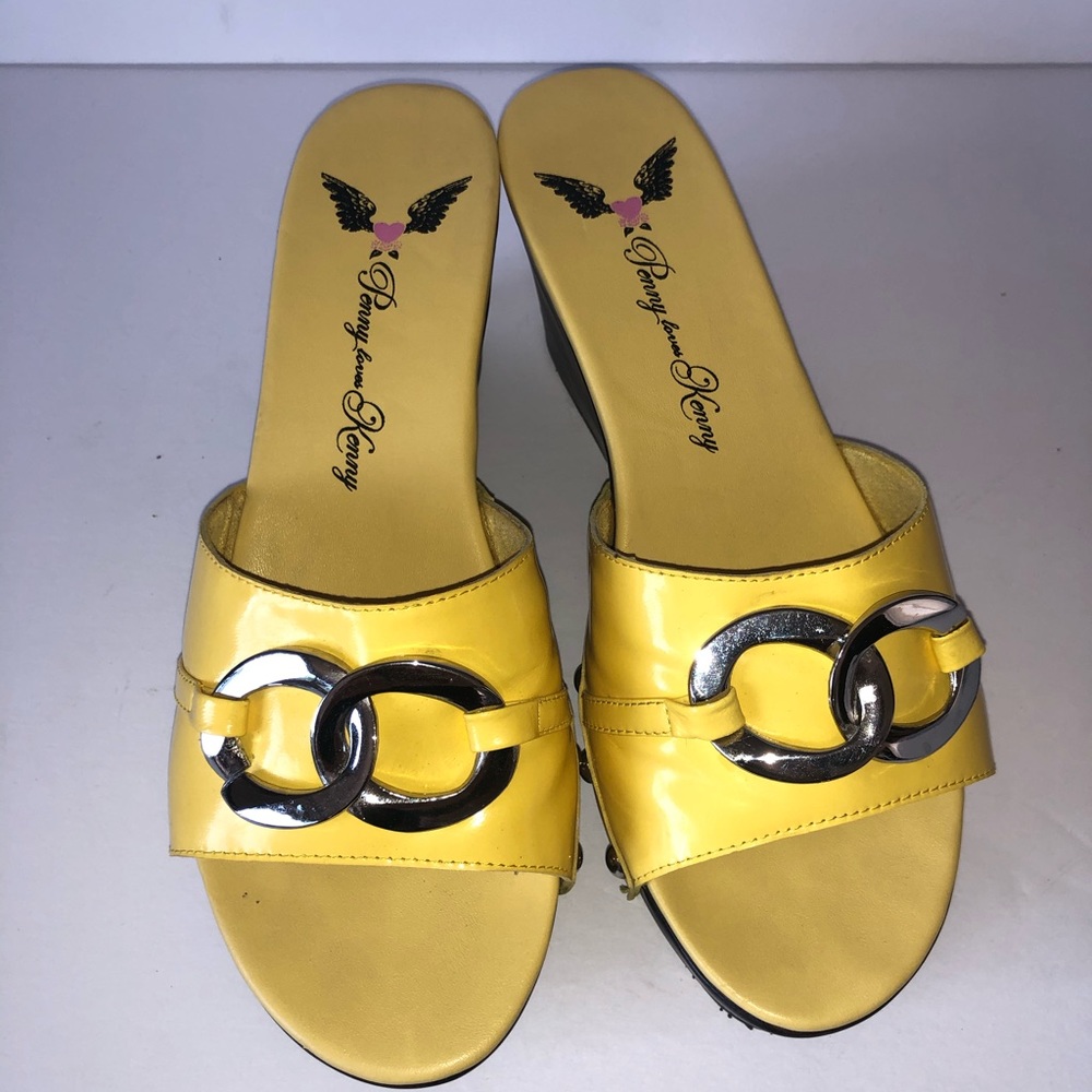 Penny Loves Kenny Yellow Wedge